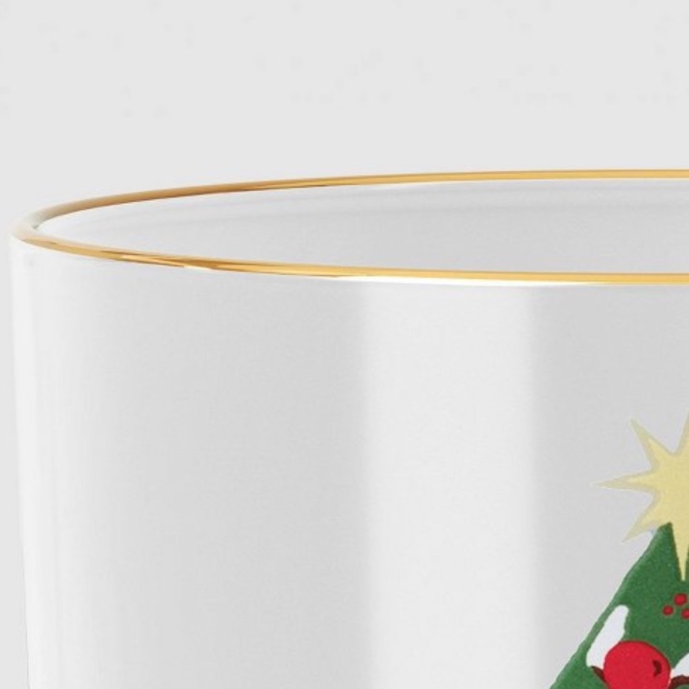 Set of 2 Christmas Tree Glasses - Picture 3 of 3